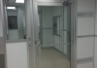 door with interlock