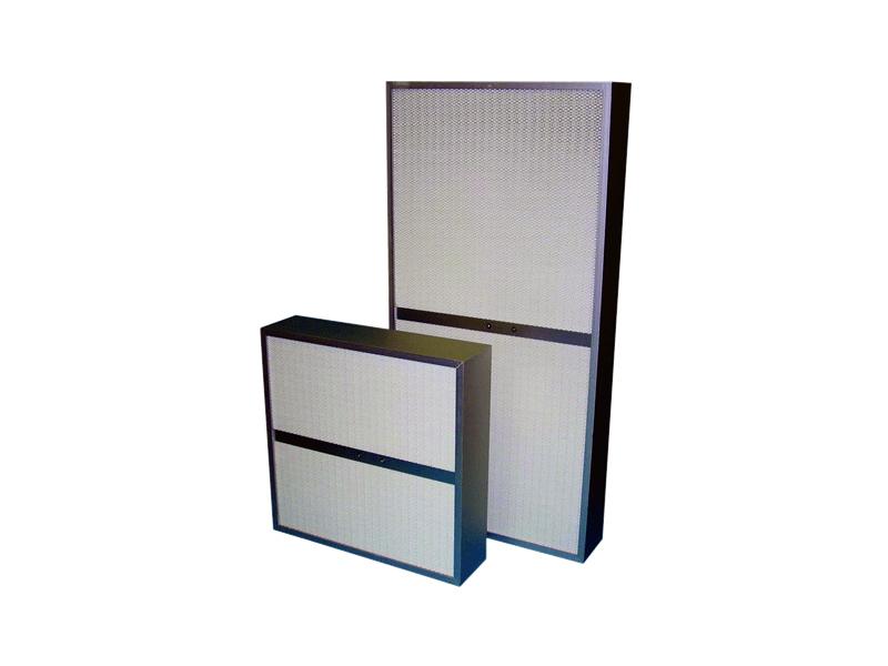 Camfil Megalam Terminal HEPA filters in two sizes, featuring rectangular frames.